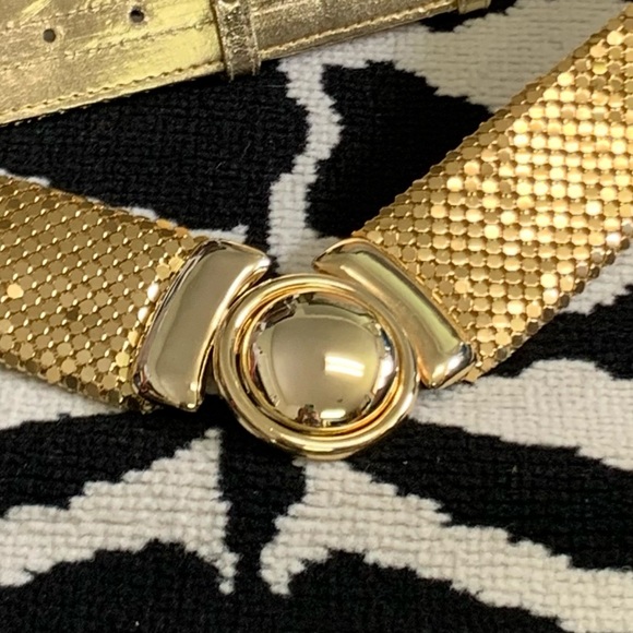 Vintage Gold Mesh Chainmail Adjustable Waist Belt One Size - Picture 8 of 8